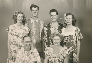Familie Austen Yette, Edmund Austen und ihre vier Kinder Roselanie, Wilby, Edmund und Kanani (v.l.n.r.).